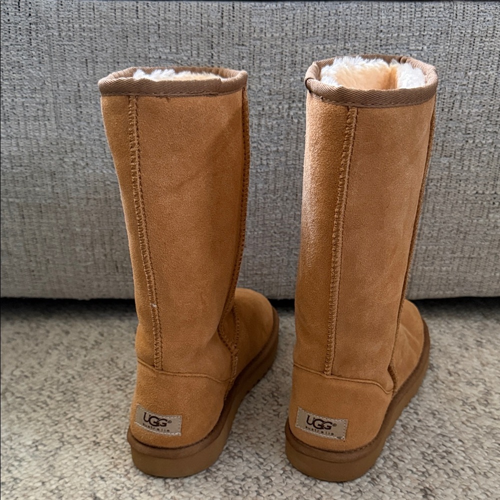 UGG Chestnut Sheepskin Boots - Picture 2 of 3
